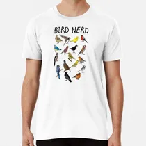 Comprar Remera Bird Nerd Diferentes Tipos De Pájaros Regalo Lindo De