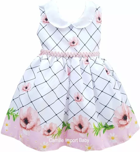 Vestido Infantil Regata Camélia Tam: 1-4 anos #Toddlers com Frete Grátis  para todo o Brasil  #1aninho, #Batizado, #floral, #girls, #LookDeFesta,  #MeiaEstação, #MãeDeMenina, #primavera, #summer, #Toddlers, #verão,  #verão2024, #vestido