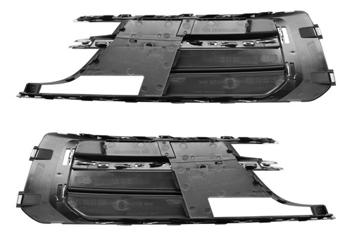 Aplique Farol Auxiliar Audi A8 Black Com Cromado Vo6