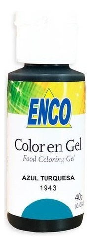 Color Gel Azul Turqueza Comestible Repostería Enco 1943