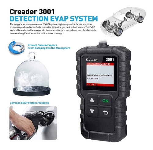 Imagen 7 de 9 de Escaner Launch Creader 3001 Obd2 Lector Automotriz Scanner