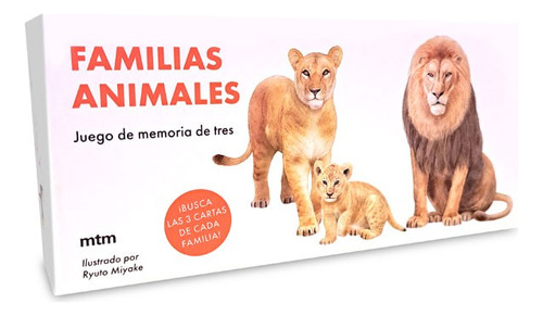 Libro Juego De Memoria - Familias Animales