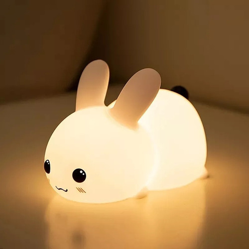 Luz Nocturna Luminosa De Conejo, Luz Led Recargable