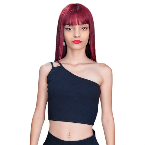 Top Pupero Bretel Doble Tela De Morley C Lycra Xs-s-m-l...mc