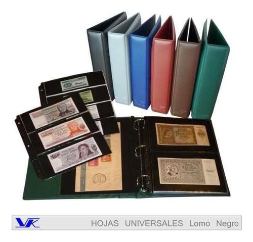Carpeta Grance C2 - Vk - Para Hojas De Monedas Y Billetes