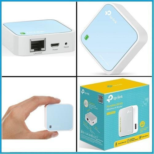 Imagen 4 de 6 de Mini Router Inalambrico Tp-link Tl-wr802n Wifi Nano 300mb