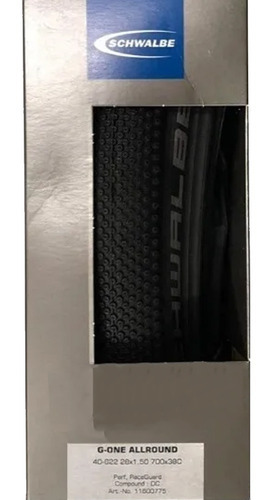 Pneu Schwalbe Evolution G-one Allround 700x38c Dobravel Cor Preto