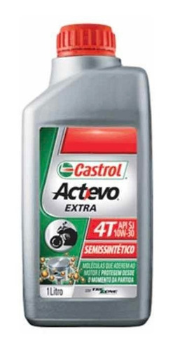 Óleo Moto Castrol Actevo Extra 4t 10w30 1l Semissintético