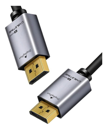 Cable Metal 4k Displayport Dp 1.2 Pc Video + Audio Windows
