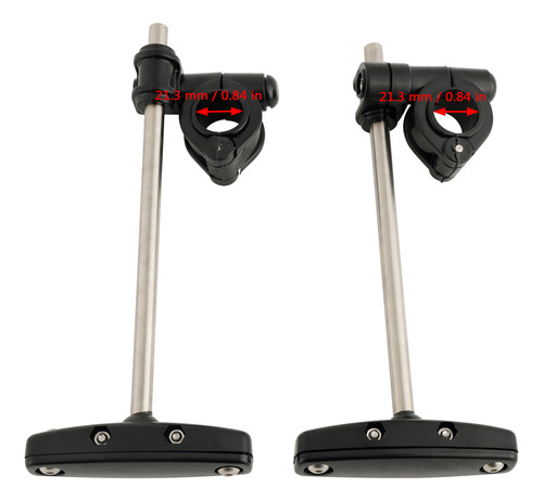 Parabrisas Universal Para Motocicletas Con Manillar De 22 Mm