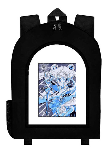 Mochila Negra Sailor Moon  Art#ar225