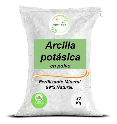 Arcilla Potásica - Abono Natural Para Plantas 1 Kilo