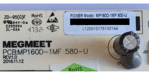 Fuente Element / Mp160d-1mf-600-u / Modelo E4sw5017rku (Usado)