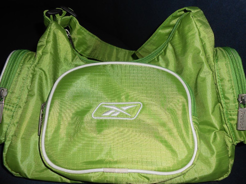 Bolso Para Dama Original Reebok Verde Manzana Usado - Bs. 20.000