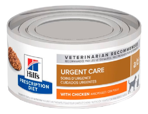 Hills A/d Prescription Urgent Care Para Perros Y Gatos 156g.