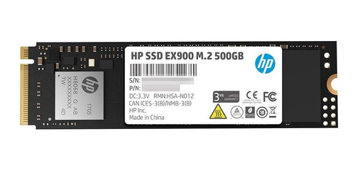 500gb Ssd 3d Nand M.2 2280 Pcie Nvme Hp Ex900