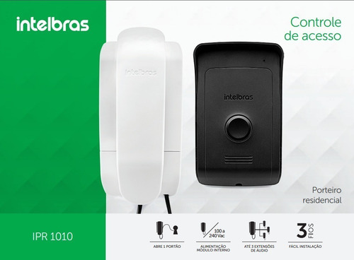 Interfone Porteiro Intelbras Residencial Ipr 1010