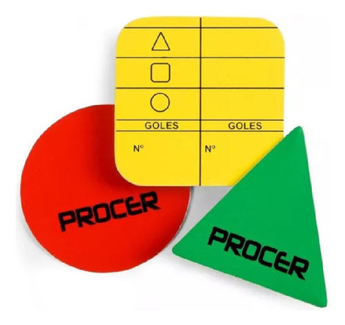 Tarjetas Procer Arbitro Hockey Negro