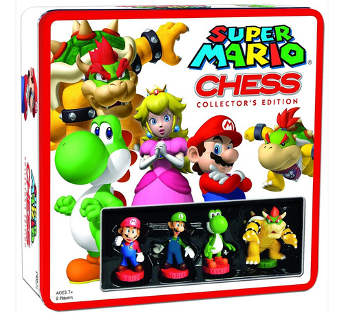 Super Mario Bros. Juego De Ajedrez Coleccionable