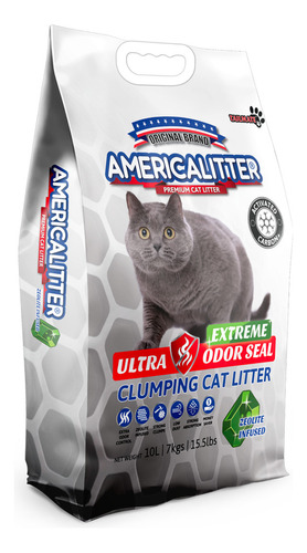 Arena America Litter Extreme Odor Seal 15kg x 15kg de peso neto