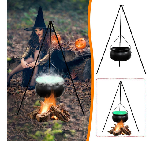 Cb Decoraciones Halloween Para Exteriores, Caldero Grande, D
