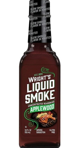 Wrights Humo Liquido Smoke Applewood Manzano Importado 100g