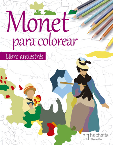 Libro: Monet Para Colorear. Libro Antiestrés