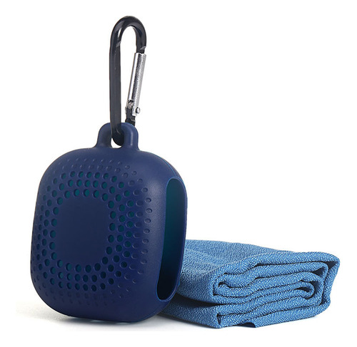 Toalla De Secado Rápido Con Funda De Silicona Y Rosa Que Abs