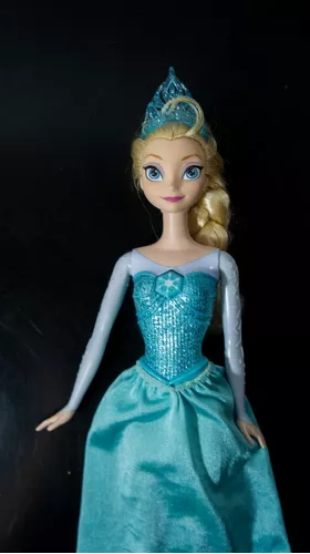 Boneca Frozen Musical - Elsa Canta Em 4 Linguas- Mattel