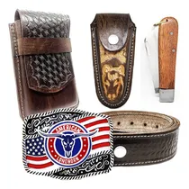 Comprar Kit Presente Cowboy Completo Cinto Fivela Bainha Canivete