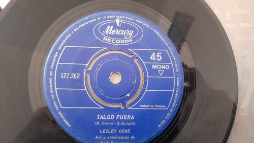 Vinilo Single De Lesley Gore Noches De California (o158