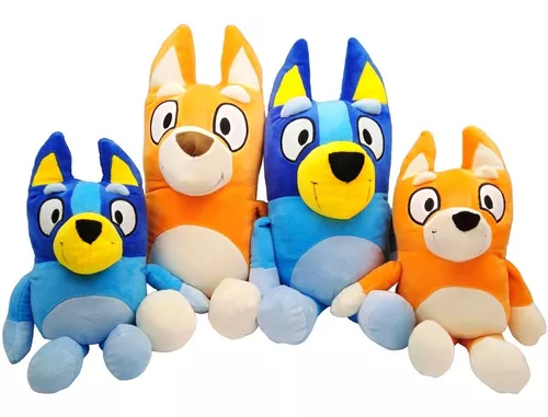 Peluche Bluey Y Bingo Familia X 4 Muñecos Juguete