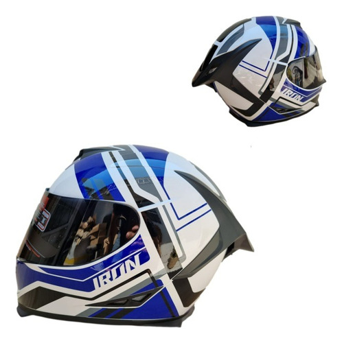 Casco Moto Dot Certificado Iron Raicing Deportivo Cerrado