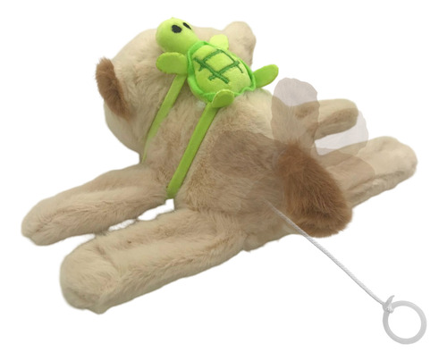 Capibara Peluche Brazalete Con Tortuga Y Mueve La Colita