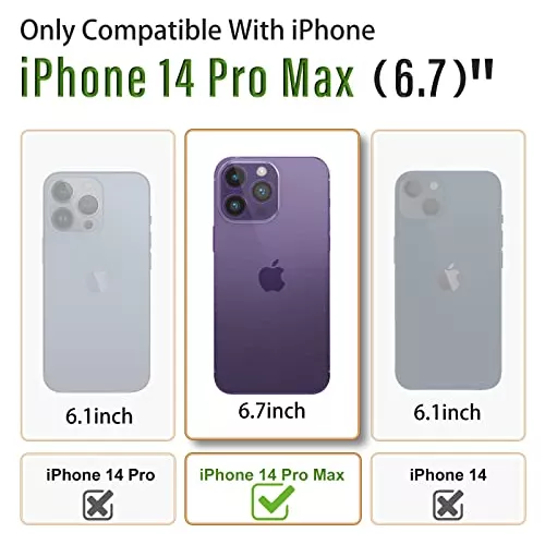  Bonita funda para iPhone 14 Pro Max de 6.7 pulgadas