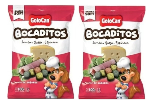 Golosinas Perros Golocan Bocaditos Finos Mix J 500g 2 Bolsas