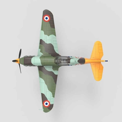 Imagen 4 de 5 de Avion A Escala - Dewoitine D.520 - Segunda Guerra Mundial