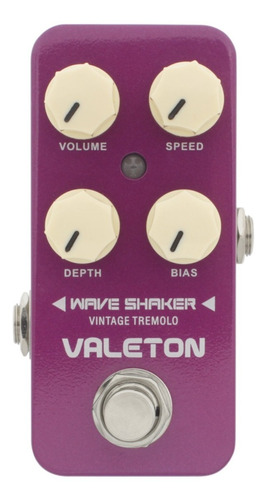 Pedal Tremolo Vintage P/ Guitarra Valeton Ctr-1 Wave Shaker