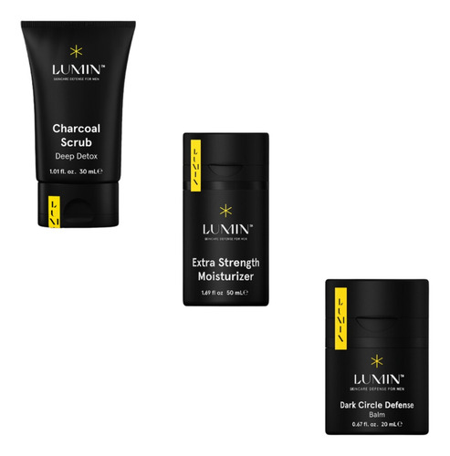 Trio Facial Crema Piel Sensible Exfoliante Bálsamo De Ojos