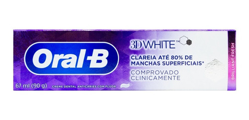 Oral-b 3d White Pasta De Dientes Blanqueadora Con Flúor
