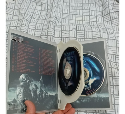 Dvd Dupla Planeta Dos Macacos Um Filme De Tim Burton (Usado)