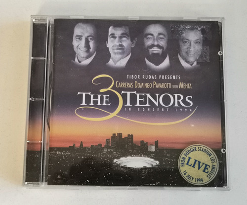 Cd Original Carrera Domingo Pavarotti - The 3 Tenors Estándar (Usado)