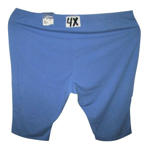 Capri Bermuda Azul Spandex Talla 4x (46/48) Basic Edition