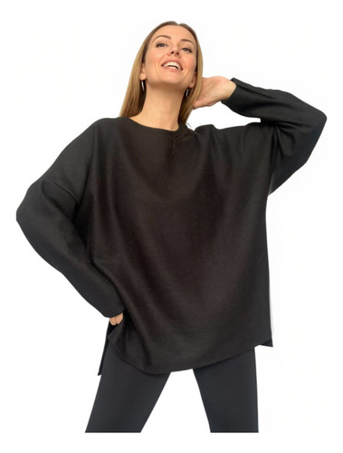 Sweater Oversize Mujer Lanilla Aspen Amplio Talle Único