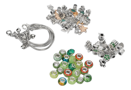 Kit De Pulseras Diy Para Hacer Abalorios De Colores Básicos