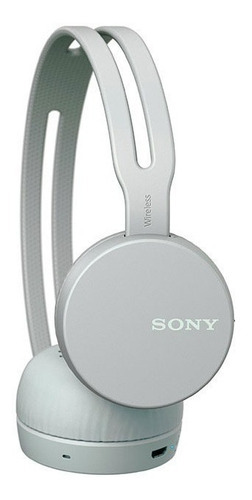 Fone De Ouvido Sem Fio Bluetooth Sony Wh-ch400 Nfc 20 Horas Cor Cinza-claro
