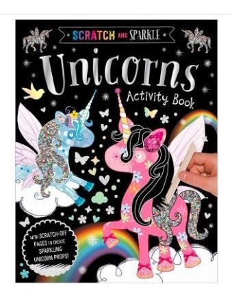 Libro Inglés Activity Book Unicorn Coloring