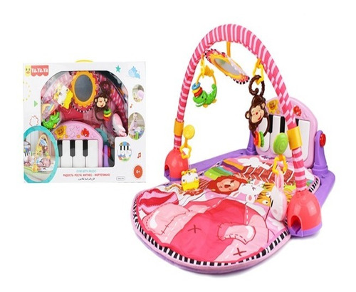 Baby Gym Piano Rosado