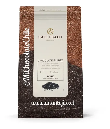 Flakes De Chocolate Callebaut Semi Amargo 1 Kg.