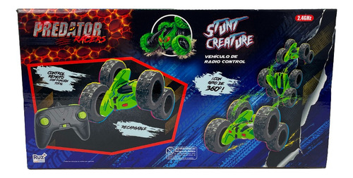 Vehículo A Control Remoto Predator Racers Stunt Creature 3+